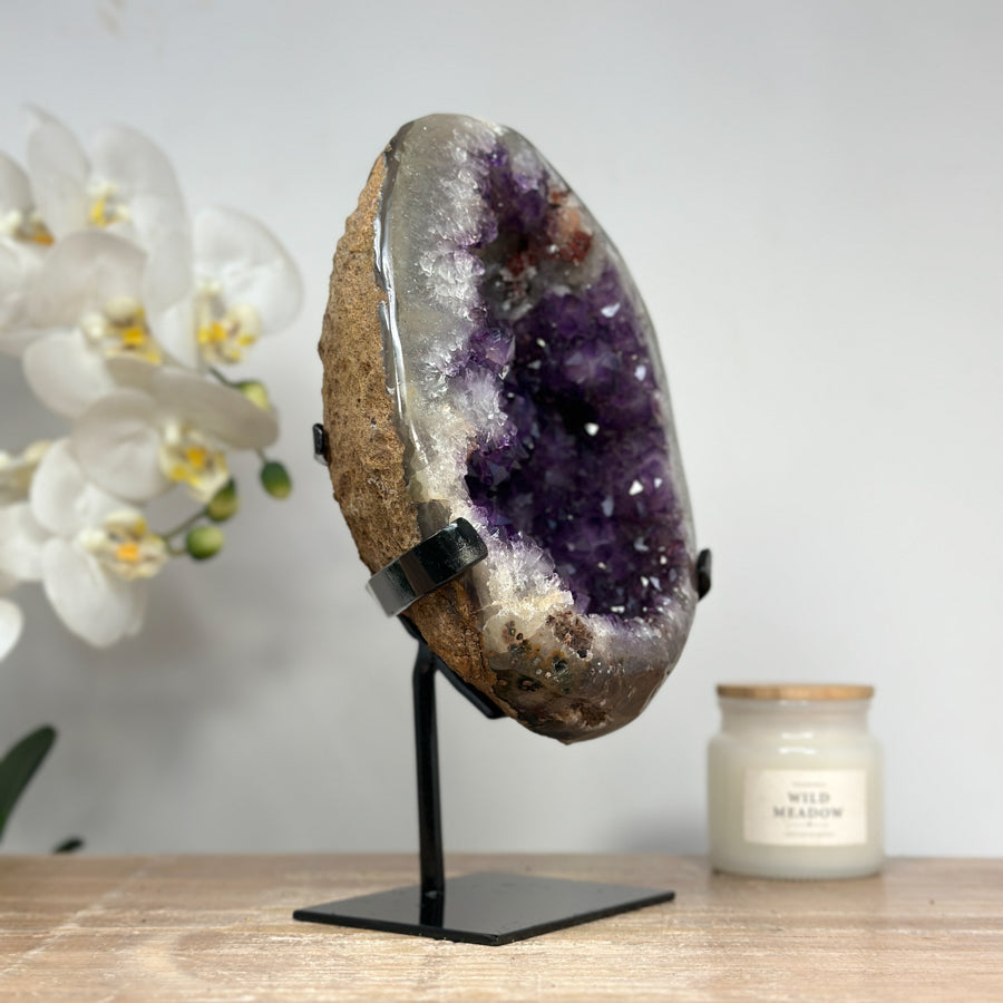 Natural Large Amethyst Geode Full of Stalactite Formations - MWS1420