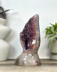 Unique Art Agate & Quartz Geode for Home Decor - Urguayan Statement Piece - CBP1398