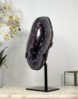Large Amethyst Geode with Blue agate Shell - MWS1885