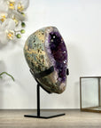 Natural Top Quality Amethyst Geode on Metal Stand - MWS3021