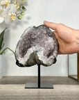 Amethyst Geode with Sugar Sparkling Crystals - MWS2691