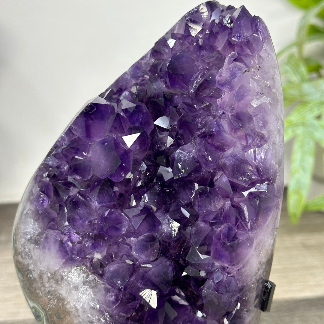 Uruguayan Amethyst Cluster with Large &amp; Shinny Crystals - MWS3314