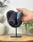 Natural Uruguayan Amethyst & Blue Agate Specimen - MWS3094