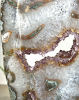Natural Caramel Amethyst & Quartz Slice Portal - MWS2247