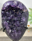 Natural Uruguayan Amethyst Specimen on Stand - MWS3268