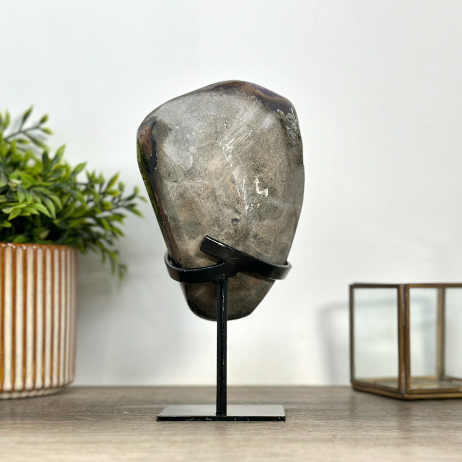 Top Grade Amethyst Geode with Metallic Stand - MWS2420