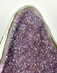 Huge Natural Amethyst Cathedral with Unique Green Jasper Shell - CBP1430