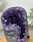 Natural Top Grade Amethyst Geode on Stand - MWS3258