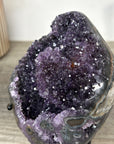 Amethyst Geode with Calcite Crystal Formation – Natural Uruguayan Collector’s Specimen - MWS2399