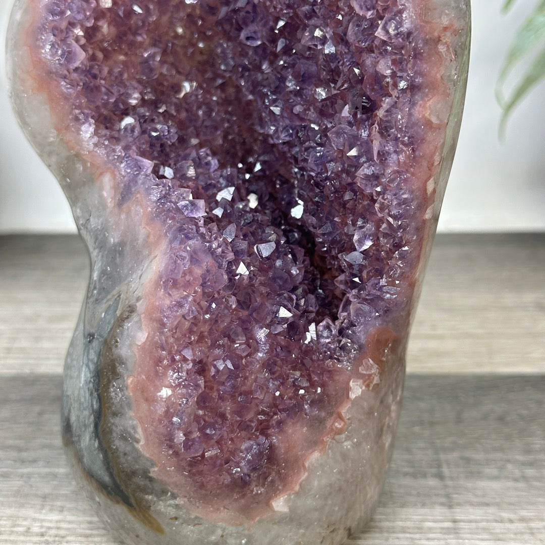 Natural Agate &amp; Quartz Stone Art Crystal - CBP1393