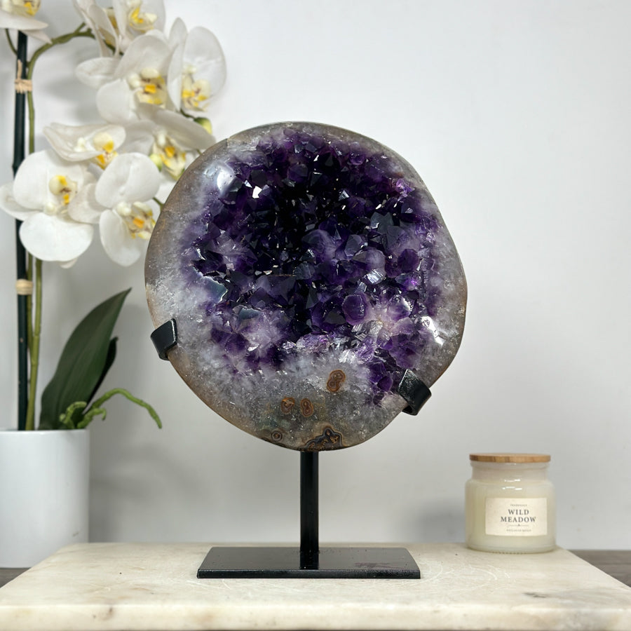 Natural Large Amethyst Geode with Deep Color - MWS2042