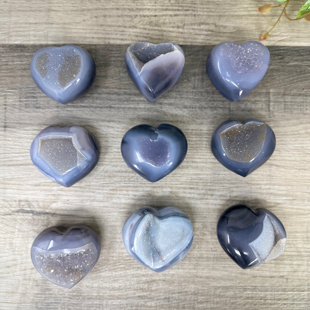 Mixed Minerals Hearts Set - MHLT0350