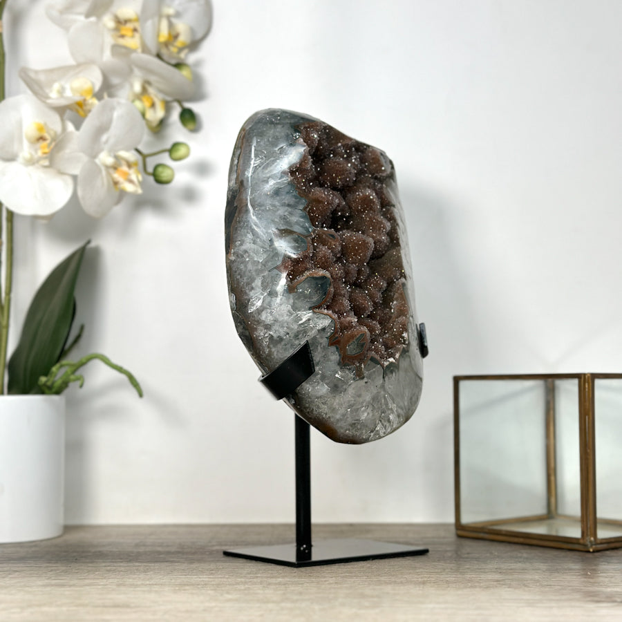 Unique Large Uruguayana Sugar Amethyst Crystal Specimen - MWS2563