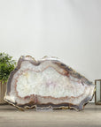 Uruguayan Quartz Stone Polished Slice - SLC0014
