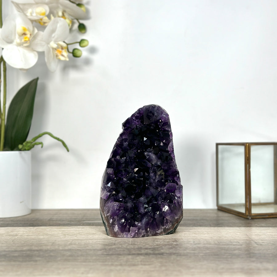 Amethyst Crystal Cluster with Deep Purple Points - CBP1226