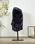 Deep Purple Amethyst Stone Cluster on Stand - MWS3028