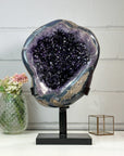 Huge Natural Amethyst Geode with Agate Shell - MWS2440