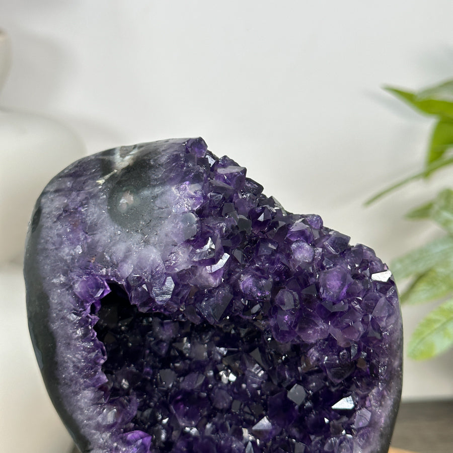 Uruguayan Amethyst Geode with Stalactite Formation - MWS3045