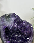 Uruguayan Amethyst Geode with Stalactite Formation - MWS3045