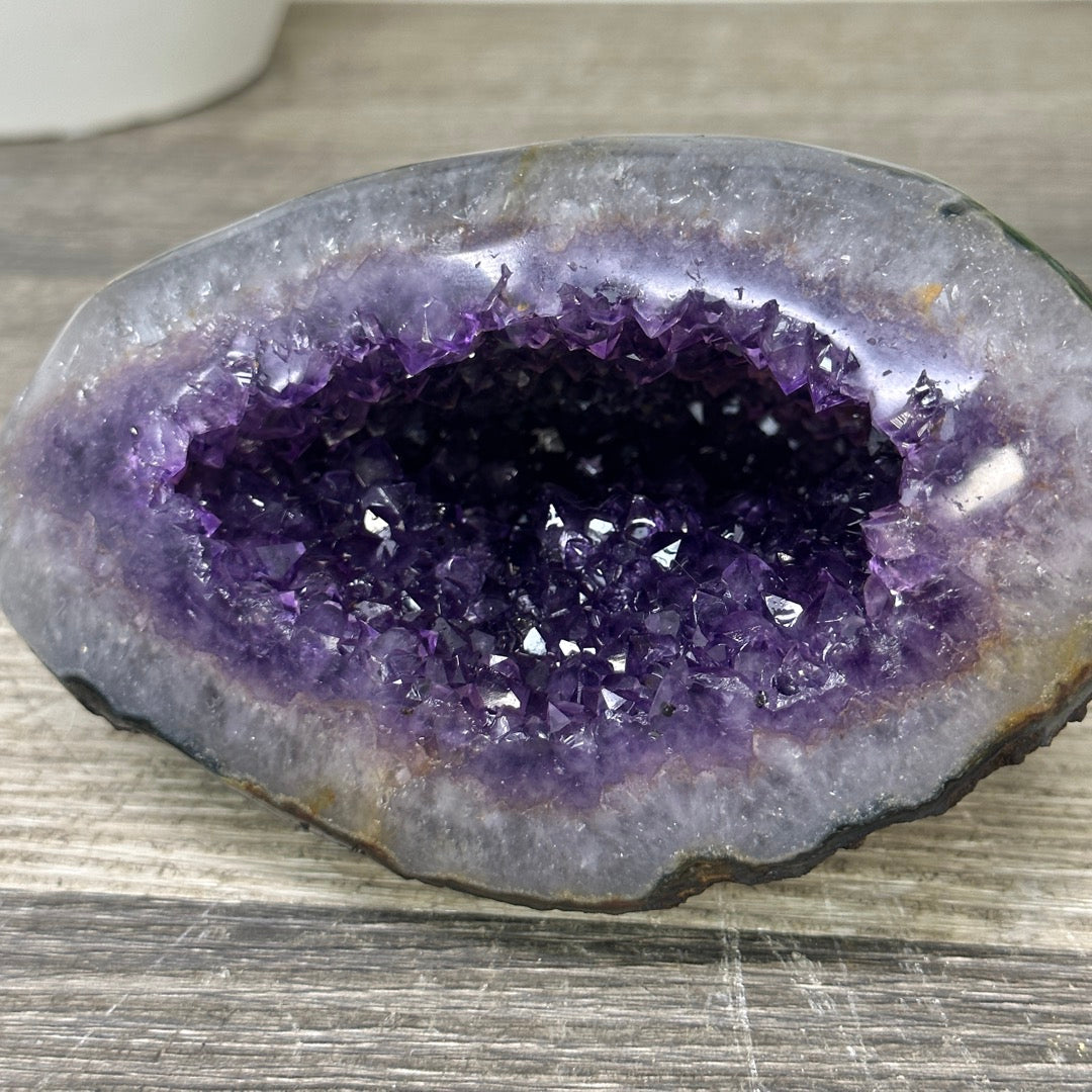 Polished Amethyst Geode from Uruguay - STGE0032