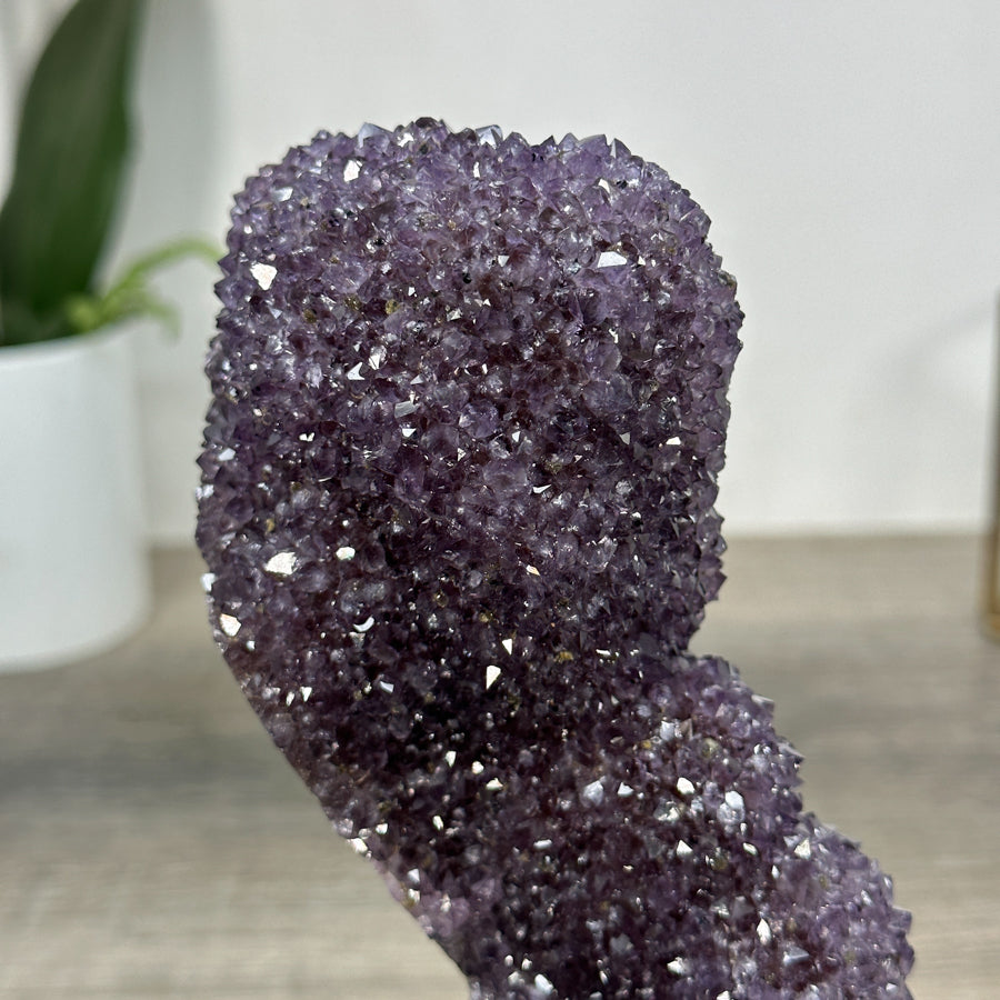 Amethyst Stalactite Formation - Custom Made Stand Included - MWS2549