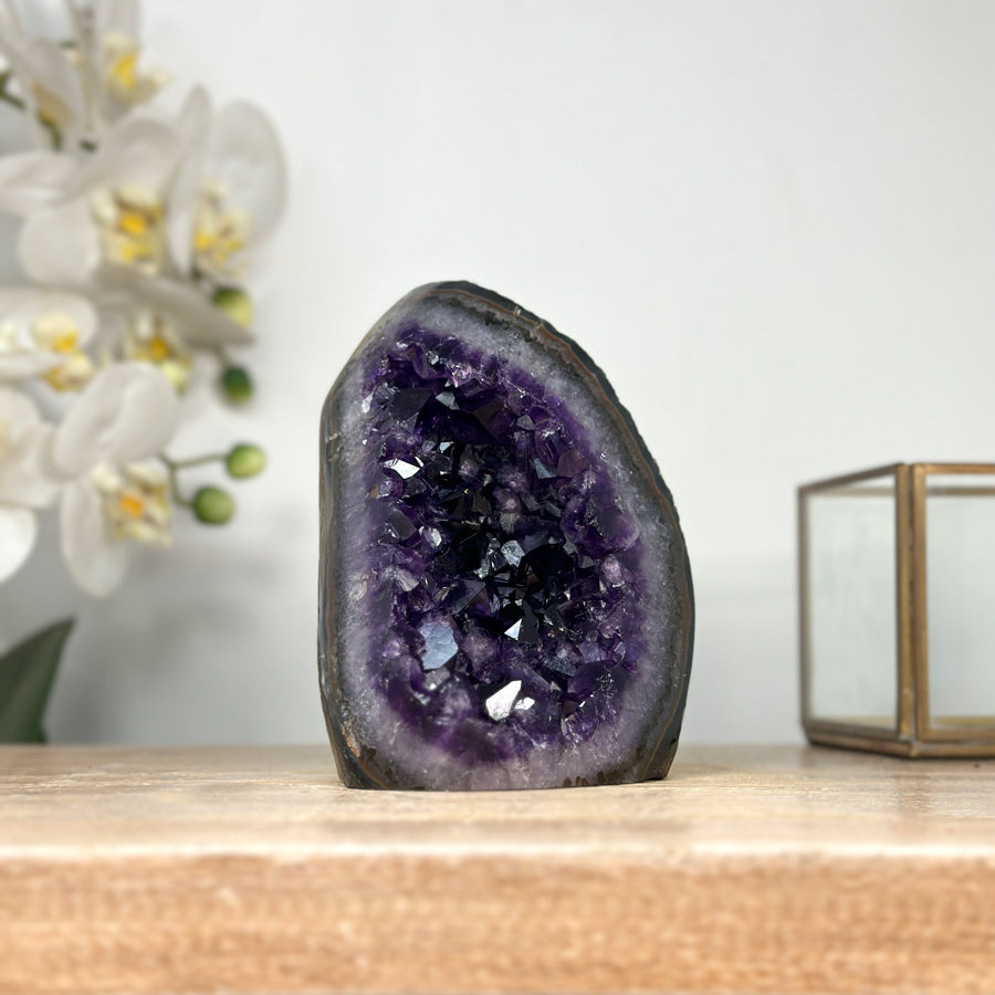 Amethyst Geode with Deep Purple Crystals - CBP1149