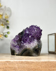 Amethyst Crystal Cluster with Calcite Inclusion - CBP1151