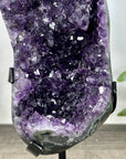 Uruguayan Amethyst Geode - Metal Stand Included - MWS3236