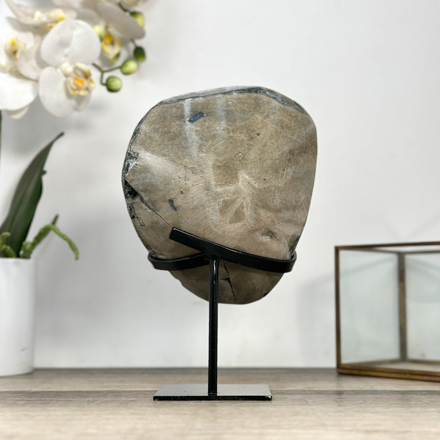 Natural Uruguayan Stone on Stand - MWS2843