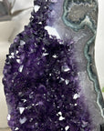 Amethyst CrystalStatemen Piece on Metal Stand - MWS3196