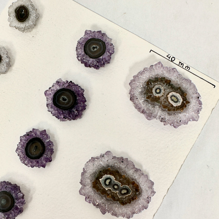 Amethyst Stalactite Slices Wholesale Flat - Ideal for Pendants - STS0055
