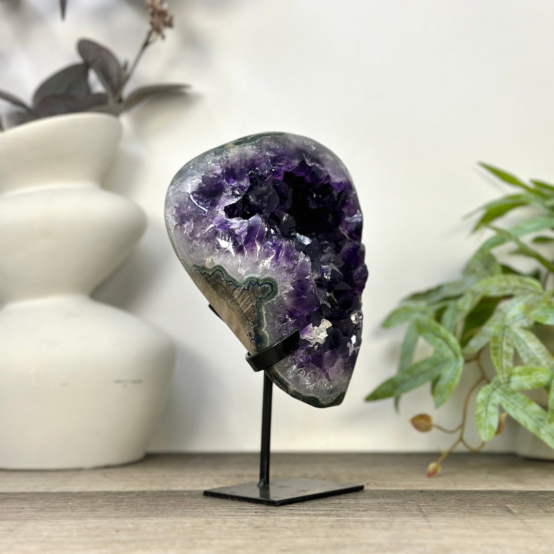 Uruguayan Amethyst Geode on Stand - MWS3274