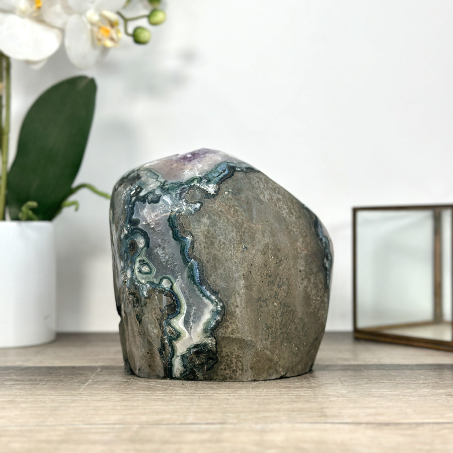 Natural Amethyst Cathedral Geode for Home decor - CBP1280