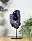 Natural Top Grade Amethyst Geode on Stand - MWS3258