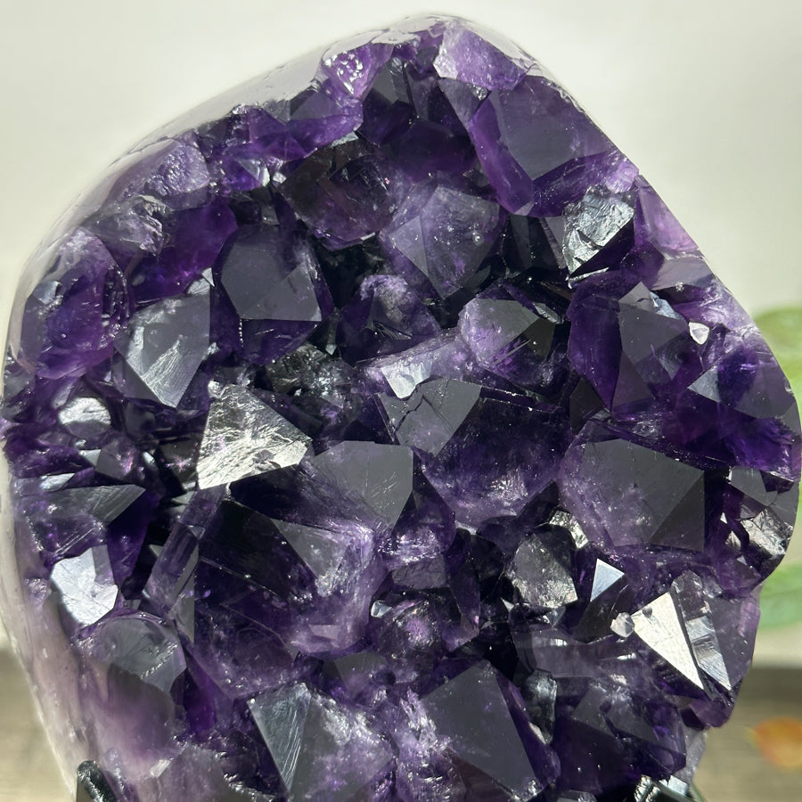 Natural A grade Amethyst Cluster with Stand - MWS3229