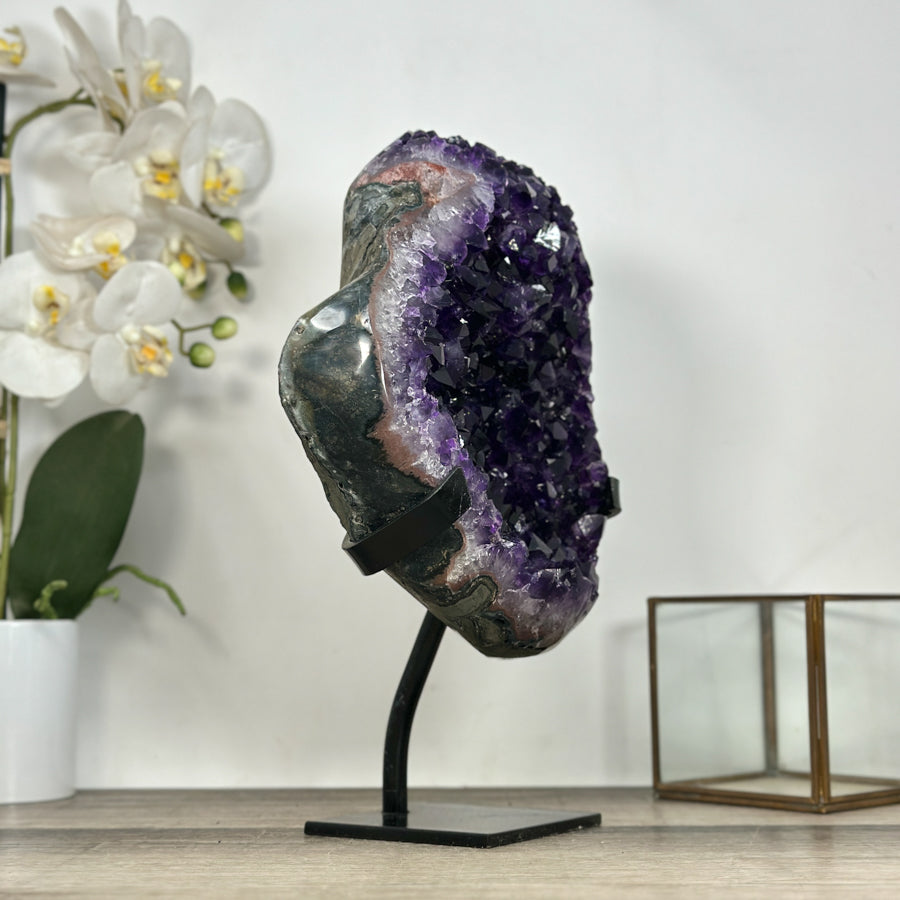 Top Quality Huge Natural Deep Purple Amethyst Statement Piece - MWS2959