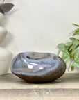 Stunning Blue Banded Agate & Amethyst Stone Geode - STGE0084