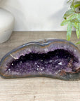 Amethyst Stone Geode with Agate Shell - STGE0100
