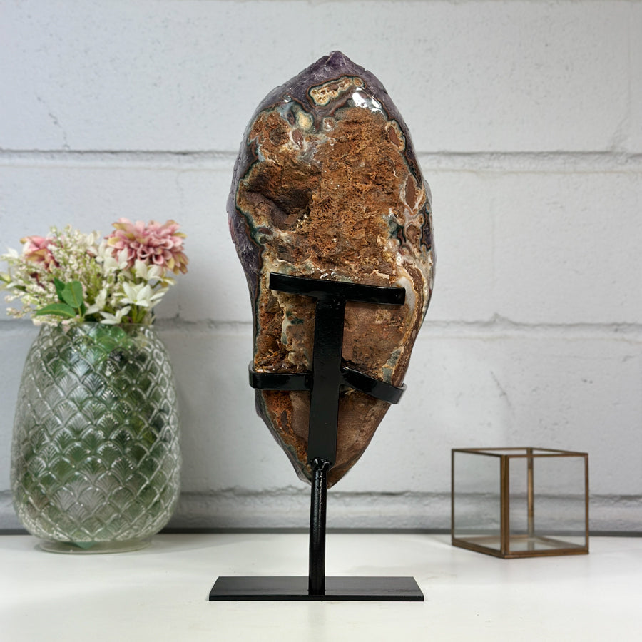 Large Natural Amethyst Cluster with Large Deep Purple Crystals - MWS2442