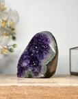 Amethyst Crystal Cluster Geode – Purple Druzy Display for Home Decor - CBP1152