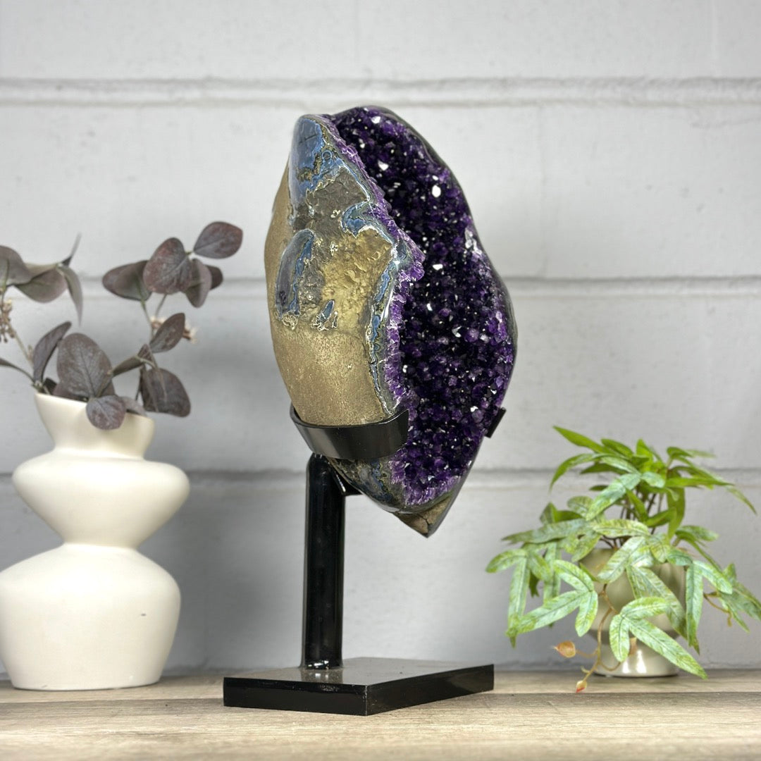 XXL Unique Natural Top Quality Amethyst Geode Statement Piece - MWS3282