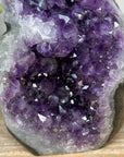 Amethyst Crystal Geode with Deep Purple Points for Home Decor - CBP1137