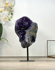 Uruguayan Amethyst Geode with Beautiful Blue Agate Shell - MWS2974