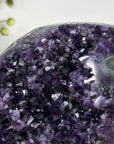 Natural Amethyst Crystal Cluster with Polished Edge for Home Decor Display - CBP1153