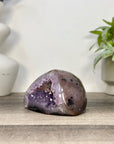 Amethyst Geode with Calcite Inclusion - STGE0104