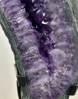 Uruguayan Double Amethyst Geode on Rotary Stand - MWS2991