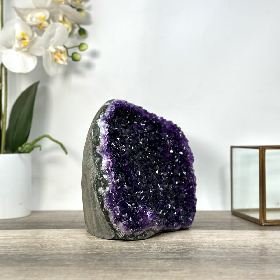 Amethyst Cathedralwith Deep Purple Points - CBP1229