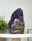 Amethyst Geode Crystal Cluster with Rich Purple Crystals - CBP1170
