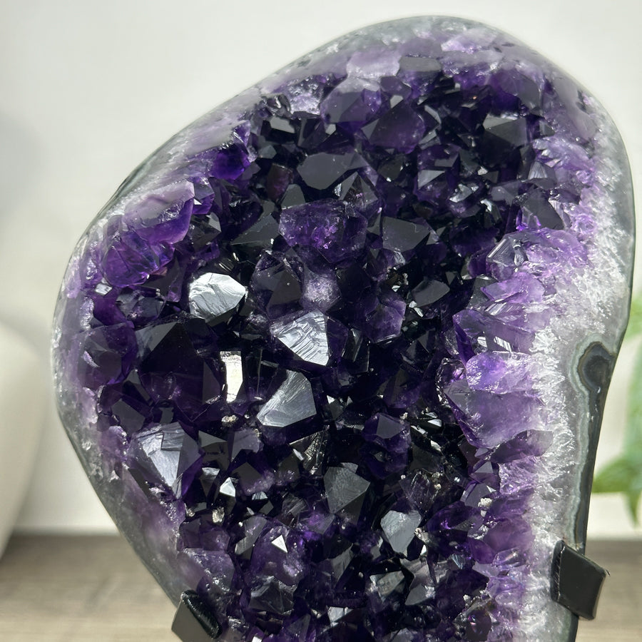 Natural A+ Grade Amethyst Specimen with Stand - MWS3227