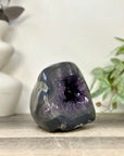 Huge Amethyst & Agate Geode with Handpolished Shell - STGE0083